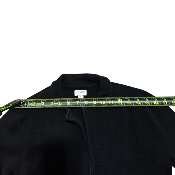 J.Crew Schoolboy Sweater Blazer Black Size S | Cotton Knit Preppy Academia | G93 - Picture 13 of 16